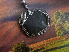 Náhrdelník s modrým achátem OCEANIA