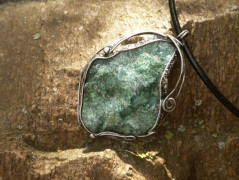 Náhrdelník s modrým achátem OCEANIA