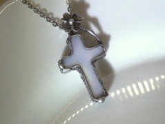 Náhrdelník s modrým achátem OCEANIA