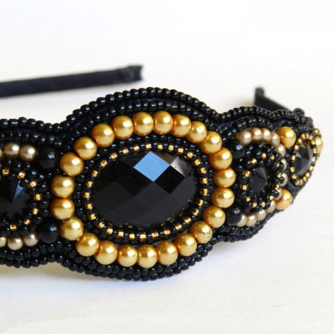 Čelenka ... Tajemství noci doplněk vlasy letní čelenka léto noc tajemství 