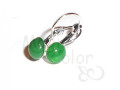Náušnice, Vinutes Green Silver