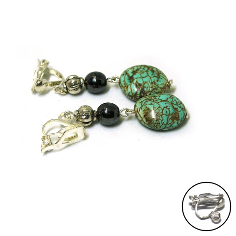 Náušnice, Klipsy, Roztomilé modré 