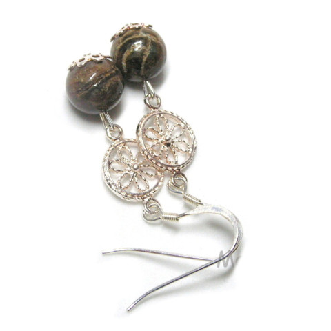 Ag Náušnice Mandalka 