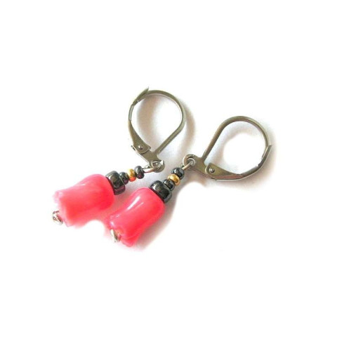 Nerez, Náušnice, Mini Tulipán 