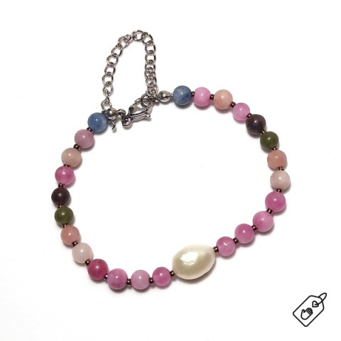 Nerez, Luxusní náramek s perlou 