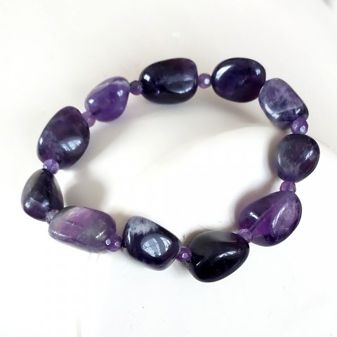 Ametystový náramek ametyst minerály antilergický 