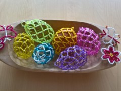 háčkovaná špička na vánoční stromek