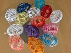 háčkovaná špička na vánoční stromek