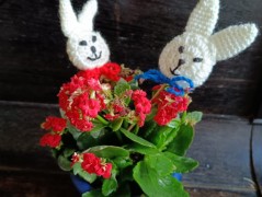 háčkovaná špička na vánoční stromek