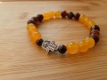 Náramek z minerálů - Achát