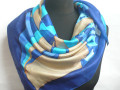 Hedvábný šátek Smart Blue.