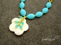 Náhrdelník - Modrá Hawaii