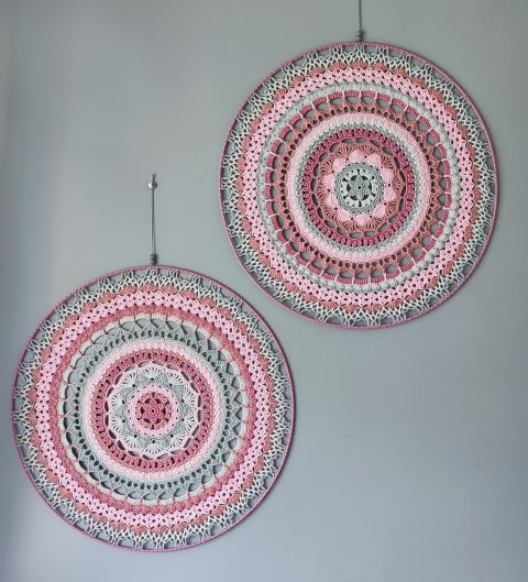 Mandala průměr 50 cm - 2 ks meditace mandala harmonie meditační lotosový květ mandaly 