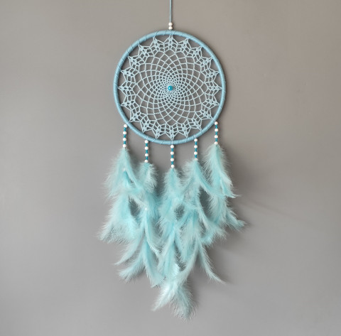 Lapač zlých snů 24 x 65 cm indián indiánský nad postel strážce boho dream lapač dreamcatcher lapač snů do ložnice 