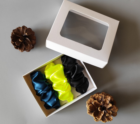 Dárková sada - spony do vlasů XII. spona sponka sponky do vlasů spony scrunchies scrunchie 