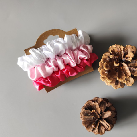 Scrunchie gumičky S na kartě - II. gumička gumičky do vlasů spony scrunchies scrunchie 