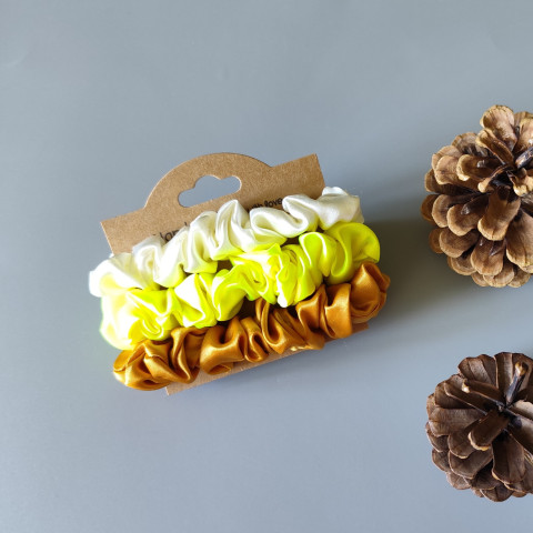 Scrunchie gumičky S na kartě - IV. gumička gumičky do vlasů spony scrunchies scrunchie 