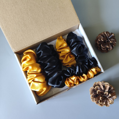 Scrunchie - dárková sada XI. spona sponka sponky do vlasů spony scrunchies scrunchie 