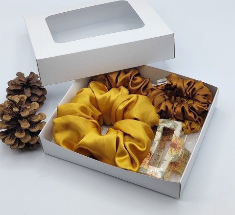 Scrunchie - dárkový box XII. spona sponka sponky do vlasů spony scrunchies scrunchie 