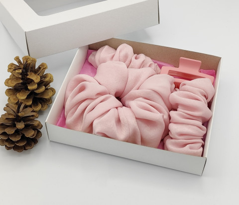 Scrunchie - dárkový box XVIII. spona sponka sponky do vlasů spony scrunchies scrunchie 