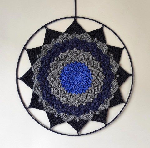 Mandala Lotosový květ - 45 cm meditace harmonie meditační lotosový květ mandaly mndala 
