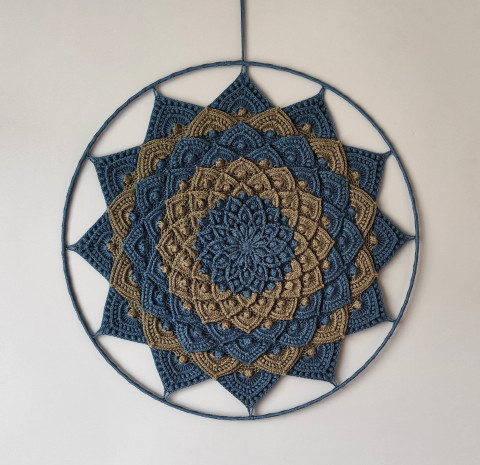 Mandala Lotosový květ - 45 cm meditace harmonie meditační lotosový květ mandaly mndala 