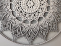 Mandala Šedá hvězda - průměr 45 cm