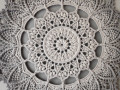 Mandala Šedá hvězda - průměr 45 cm