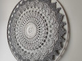 Mandala Šedá - průměr 45 cm