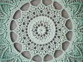 Mandala Zelená hvězda - 60 cm