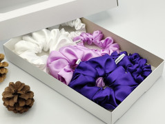 Scrunchie gumičky S na kartě - X.