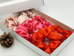 Scrunchie gumičky S na kartě - X.