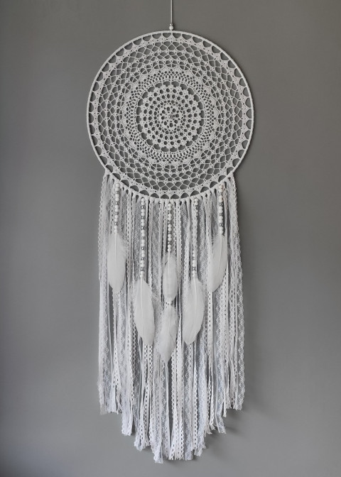 Lapač zlých snů 40 x 110 cm indián indiánský nad postel strážce boho dream lapač dreamcatcher lapač snů do ložnice 