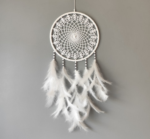 Lapač zlých snů 24 x 65 cm indián indiánský nad postel strážce boho dream lapač dreamcatcher lapač snů do ložnice 