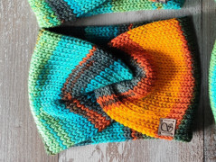 Scrunchie gumičky S na kartě - X.