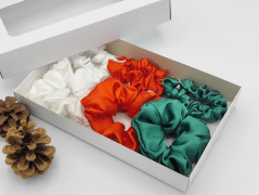 Scrunchie gumičky S na kartě - X.