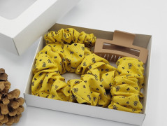 Scrunchie gumičky S na kartě - X.