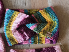 Scrunchie gumičky S na kartě - X.