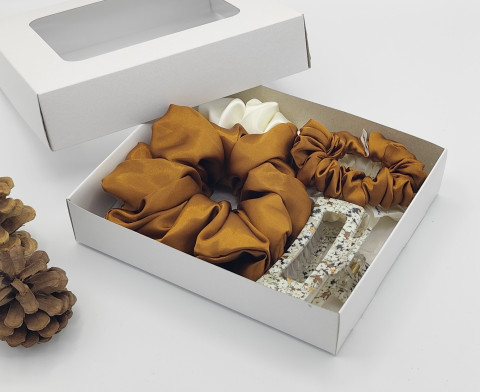 Scrunchie - dárkový box XI. spona sponka sponky do vlasů spony scrunchies scrunchie 