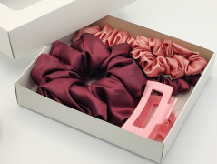 Scrunchie gumičky S na kartě - X.