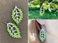 Náušnice - lístky