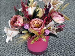 podzimní věneček s jelínkem..