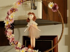 podzimní věneček s jelínkem..