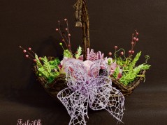 podzimní věneček s jelínkem..