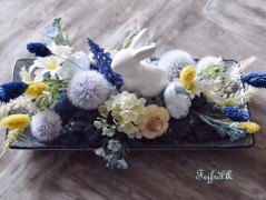 podzimní věneček s jelínkem..