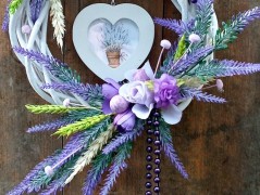 podzimní věneček s jelínkem..