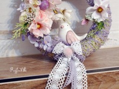 podzimní věneček s jelínkem..