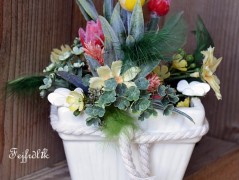 podzimní věneček s jelínkem..