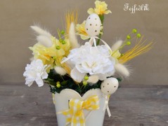 podzimní věneček s jelínkem..