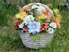 podzimní věneček s jelínkem..